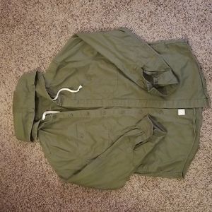 AEO Men's Lightweight Olive Green Jacket